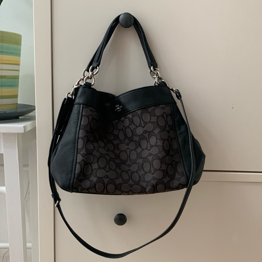 Coach Black and Gray Women's Bag